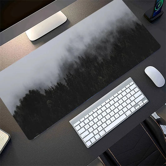 Misty Forest Mousepad Speed 900×400 Pc Accessories Desk Mat Gaming Mats Rug Extended Pad Carpet Xxl Mouse Pad Mouse Mat Setup